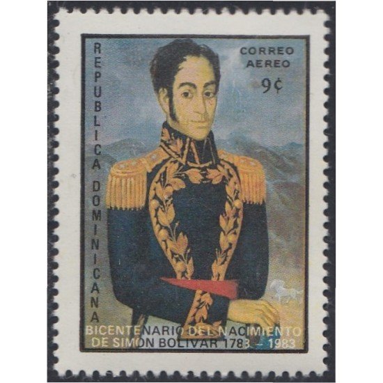 Rep. Dominicana A- 431 1983 Bicentenario de l nacimiento de Simón Bolívar MNH Rep. Dominicana A- 431 1983 Bicentenario de l nacimiento de Simón Bolívar MNH