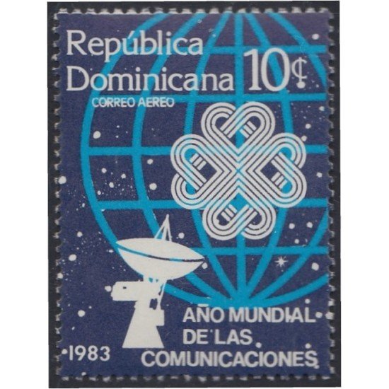 Rep. Dominicana A- 430 1983 Año Mundial de las Comunicaciones MNH Rep. Dominicana A- 430 1983 Año Mundial de las Comunicaciones MNH