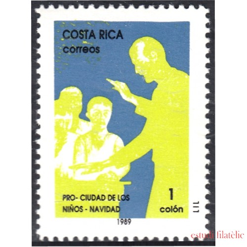 Costa Rica 521 1989 Sellos de navidad Pro Ciudad de los niños MNH