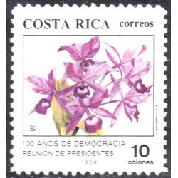 Costa Rica 520 1989 Flores Flowers MNH Costa Rica 520 1989 Flores Flowers MNH