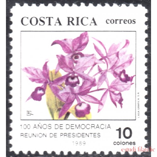 Costa Rica 520 1989 Flores Flowers MNH