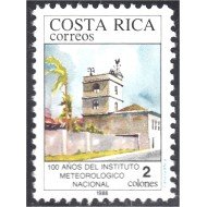 Costa Rica 508 1988 100 Años del Instituto Meteorológico Nacional MNH