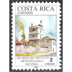 Costa Rica 508 1988 100 Años del Instituto Meteorológico Nacional MNH Costa Rica 508 1988 100 Años del Instituto Meteorológico Nacional MNH