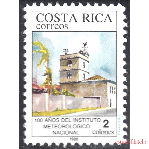 Costa Rica 508 1988 100 Años del Instituto Meteorológico Nacional MNH
