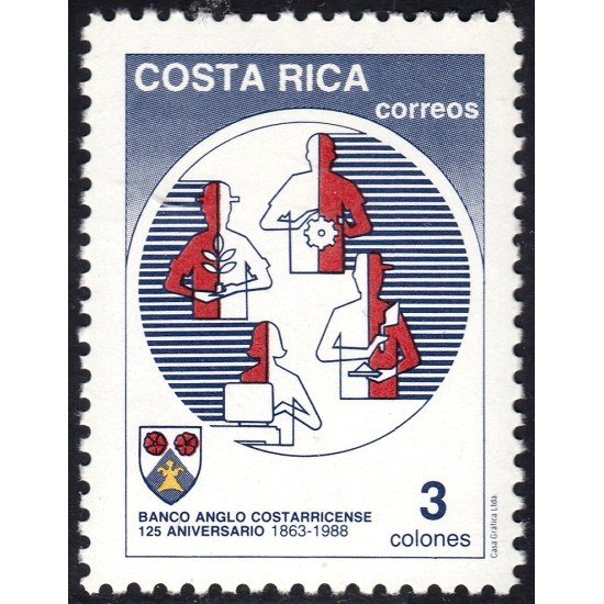 Costa Rica 503 1988 Banco Anglo Costarricense MNH Costa Rica 503 1988 Banco Anglo Costarricense MNH