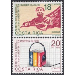 Costa Rica 501/02 1988 Cooperación Cultural Costa Rica - Liechtenstein MNH Costa Rica 501/02 1988 Cooperación Cultural Costa Rica - Liechtenstein MNH