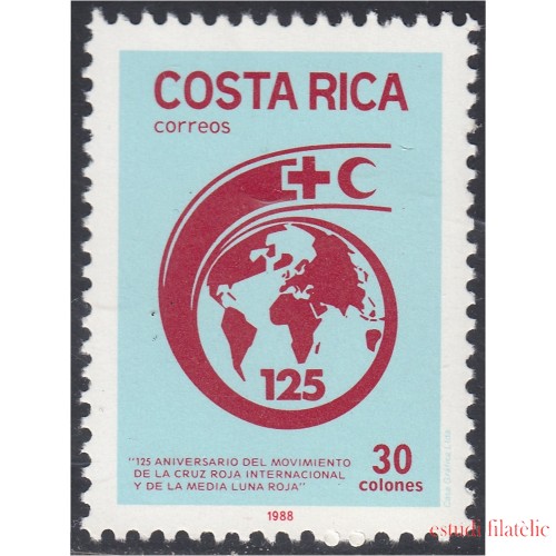 Costa Rica 500 1988 125 Aniversario de la Cruz Roja Internacional MNH