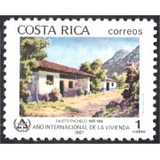 Costa Rica 495 1987 Año Internacional de la Vivienda MNH