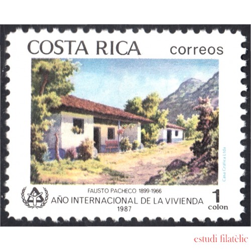 Costa Rica 495 1987 Año Internacional de la Vivienda MNH