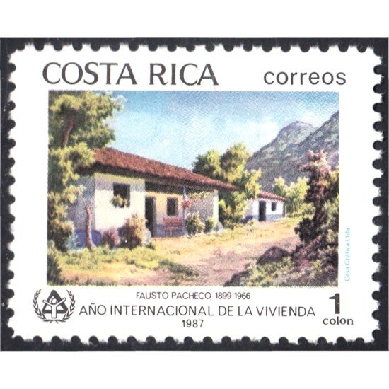 Costa Rica 495 1987 Año Internacional de la Vivienda MNH Costa Rica 495 1987 Año Internacional de la Vivienda MNH