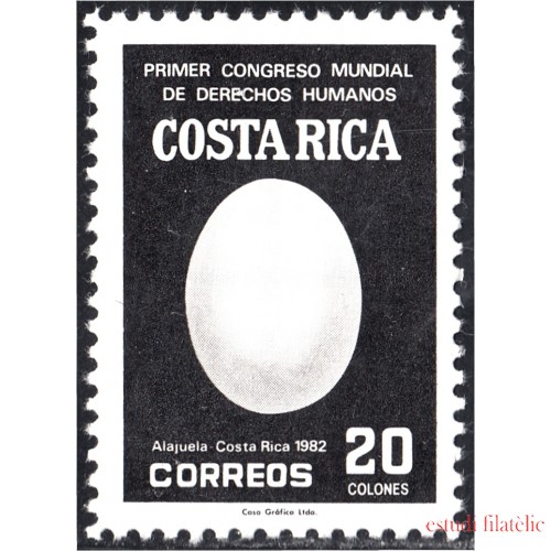 Costa Rica 359 1º Congreso Mundial de Derechos Humanos MNH