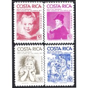 Costa Rica 331/34 1977 Sellos de navidad Pro Ciudad de los niños MNH