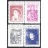Costa Rica 326/29 1976 Sellos de navidad Pro Ciudad de los niños Pinturas domminicanas MNH