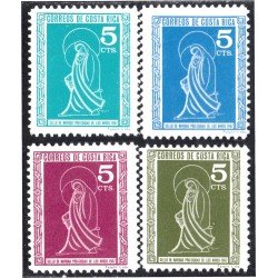 Costa Rica 282/85 1962 Sellos de navidad Pro Ciudad de los niños La Virgen de la Infancia MNH Costa Rica 282/85 1962 Sellos de navidad Pro Ciudad de los niños La Virgen de la Infancia MNH