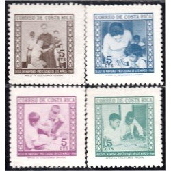 Costa Rica 269/72 1964 Sellos de navidad Pro Ciudad de los niños MNH Costa Rica 269/72 1964 Sellos de navidad Pro Ciudad de los niños MNH