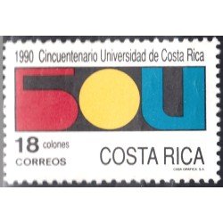 Costa Rica 526 1990 50 Años de la Universidad de Costa Rica MNH Costa Rica 526 1990 50 Años de la Universidad de Costa Rica MNH
