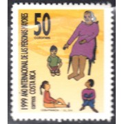 Costa Rica 651 1999 Año Internacional de las personas mayores MNH