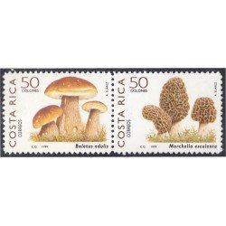 Costa Rica 648/49 1999 Flora Champiñones MNH Costa Rica 648/49 1999 Flora Champiñones MNH