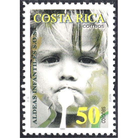 Costa Rica 647 1999 Aldeas infantiles Niña MNH Costa Rica 647 1999 Aldeas infantiles Niña MNH