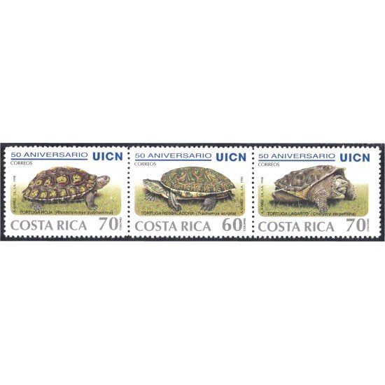 Costa Rica 646AC 1998 50 Aniversario UICN Tortugas Galápagos MNH Costa Rica 646AC 1998 50 Aniversario UICN Tortugas Galápagos MNH