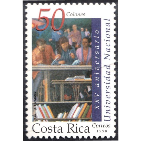 Costa Rica 641 1998 XV Aniversario Universidad Nacional MNH Costa Rica 641 1998 XV Aniversario Universidad Nacional MNH