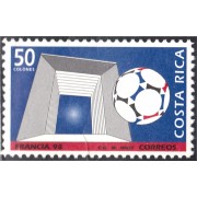 Costa Rica 630 1998 Copa del Mundo de Fútbol Francia 98 MNH