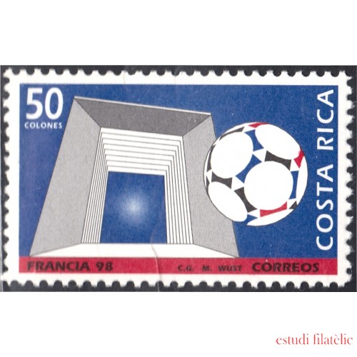 Costa Rica 630 1998 Copa del Mundo de Fútbol Francia 98 MNH