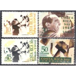 Costa Rica 626/29 1998 José Figueres Ferrer MNH Costa Rica 626/29 1998 José Figueres Ferrer MNH