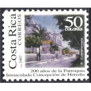 Costa Rica 624 1997 20 Años de la Parroquia Inmaculada Concepción de Heredia MNH