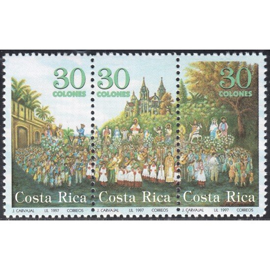 Costa Rica 621/23 1997 Tradiciones Costarricenses MNH Costa Rica 621/23 1997 Tradiciones Costarricenses MNH