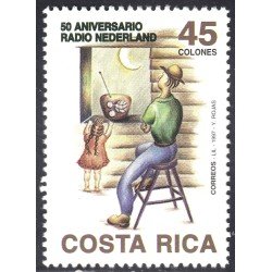 Costa Rica 619 1997 50 Aniversario Radio Nederland MNH Costa Rica 619 1997 50 Aniversario Radio Nederland MNH
