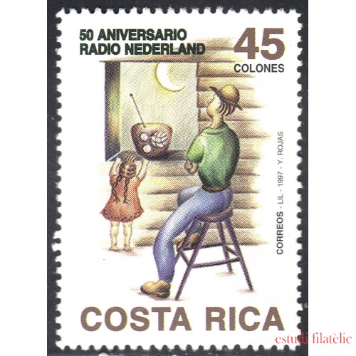 Costa Rica 619 1997 50 Aniversario Radio Nederland MNH