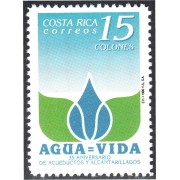 Costa Rica 614 1996 35 Aniversario de Acueductos y Alcantarillados MNH