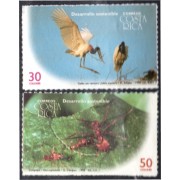 Costa Rica 599/00 1995 Fauna Desarrollo sostenible insectos y pájaros MNH