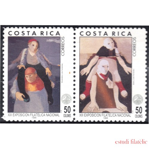 Costa Rica 594/95 1995 XIII Exposición Filatélica Nacional MNH