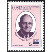 Costa Rica 592 1995 Miguel ángel Castro Carazo MNH