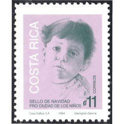 Costa Rica 587 1994 Sellos de navidad Pro Ciudad de los niños MNH Costa Rica 587 1994 Sellos de navidad Pro Ciudad de los niños MNH