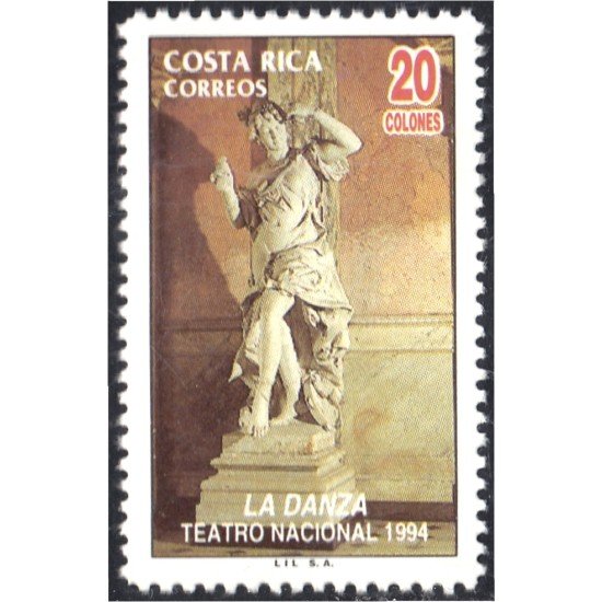 Costa Rica 575 1994 Teatro Nacional La Danza MNH