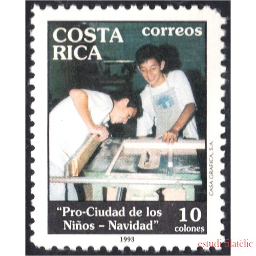 Costa Rica 574 1993 Sellos de navidad Pro Ciudad de los niños MNH