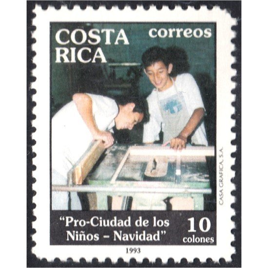 Costa Rica 574 1993 Sellos de navidad Pro Ciudad de los niños MNH Costa Rica 574 1993 Sellos de navidad Pro Ciudad de los niños MNH