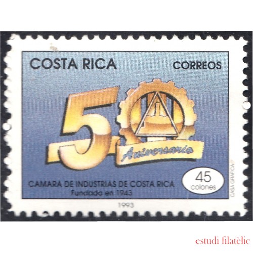 Costa Rica 567 1993 50 Aniversario de la Cámara de Industrias MNH