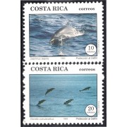Costa Rica 564/65 1993 Protección del Delfín Fauna MNH