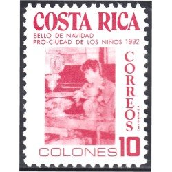 Costa Rica 562 1992 Sellos de navidad Pro Ciudad de los niños MNH Costa Rica 562 1992 Sellos de navidad Pro Ciudad de los niños MNH