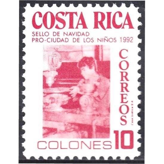Costa Rica 562 1992 Sellos de navidad Pro Ciudad de los niños MNH Costa Rica 562 1992 Sellos de navidad Pro Ciudad de los niños MNH