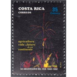 Costa Rica 553 1992 50 Aniversario del IICA MNH Costa Rica 553 1992 50 Aniversario del IICA MNH