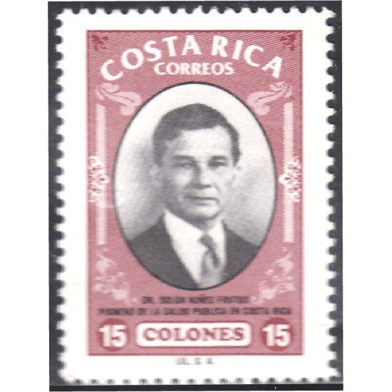 Costa Rica 552 1992 Solón Nuñez Frutos MNH Costa Rica 552 1992 Solón Nuñez Frutos MNH