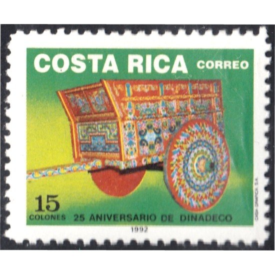 Costa Rica 551 1992 25 Aniversario de DINADECO MNH Costa Rica 551 1992 25 Aniversario de DINADECO MNH