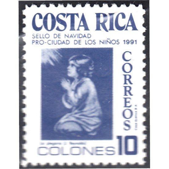 Costa Rica 546 1991 Sellos de navidad Pro Ciudad de los niños MNH Costa Rica 546 1991 Sellos de navidad Pro Ciudad de los niños MNH