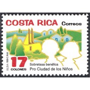 Costa Rica 658 1999 Sello de navidad Pro Ciudad de los niños Pro tasa benéfica MNH