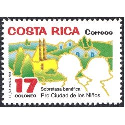 Costa Rica 658 1999 Sello de navidad Pro Ciudad de los niños Pro tasa benéfica MNH Costa Rica 658 1999 Sello de navidad Pro Ciudad de los niños Pro tasa benéfica MNH
